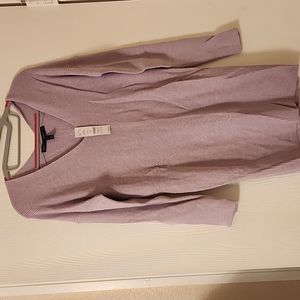 New oversized lavender color sweater